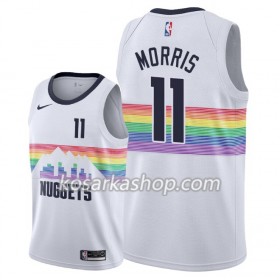 Dres Denver Nuggets Monte Morris 11 Nike 2018-19 City Edition Bijela Swingman
